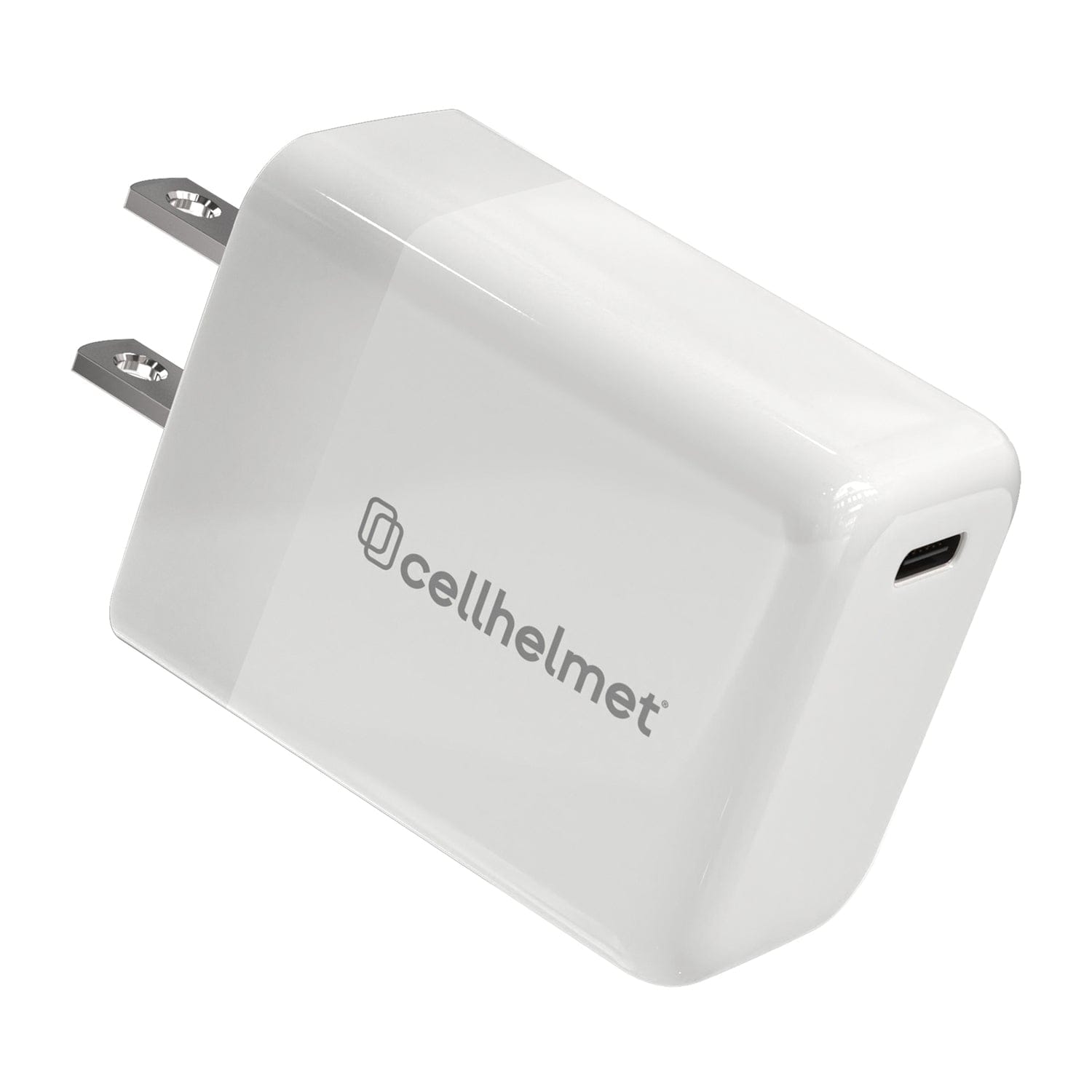 Cellhelmet 30-Watt Single USB-C Power Delivery Wall Charger, White