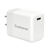 Cellhelmet 30-Watt Single USB-C Power Delivery Wall Charger, White