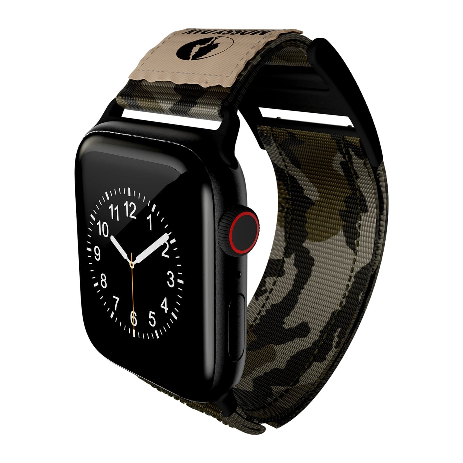 Mossy Oak by cellhelmet Premium Nylon Band for Apple Watch 44/45/46/49 mm, Regular, Bottomland/Camouflage