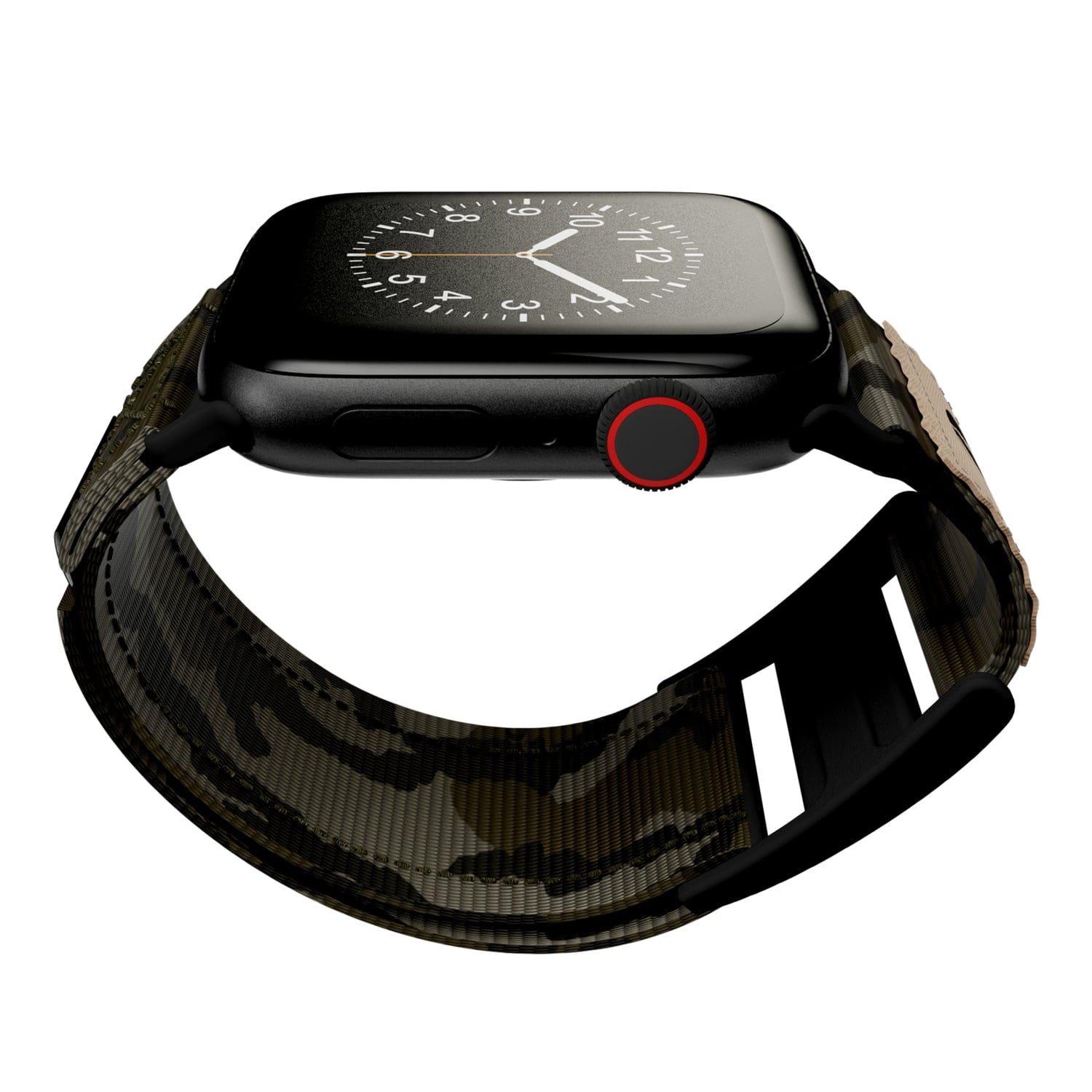 Mossy Oak by cellhelmet Premium Nylon Band for Apple Watch 44/45/46/49 mm, Large, Bottomland/Camouflage
