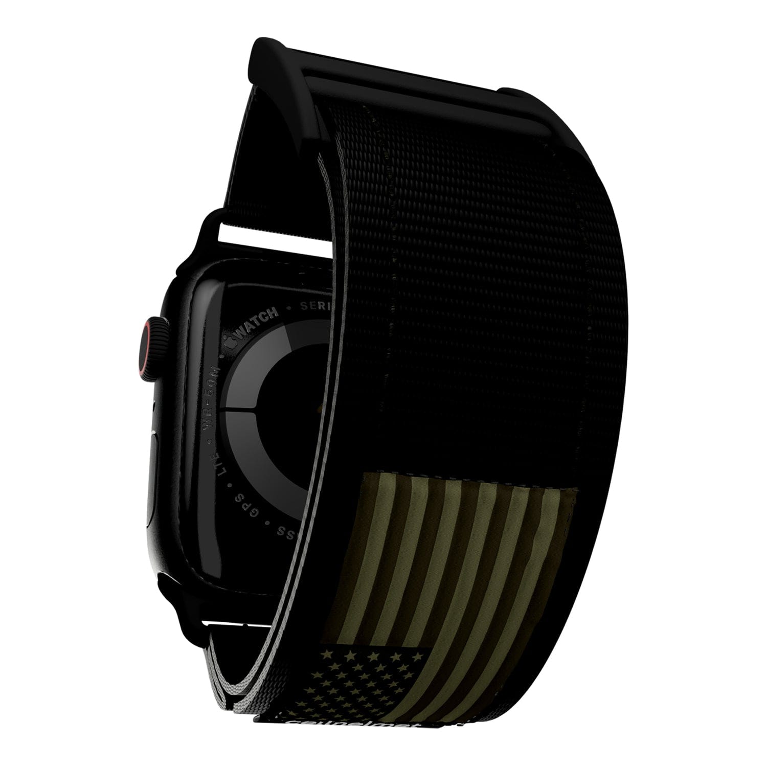 Mossy Oak by cellhelmet Premium Nylon Band for Apple Watch 38/40/41/42 mm, Black