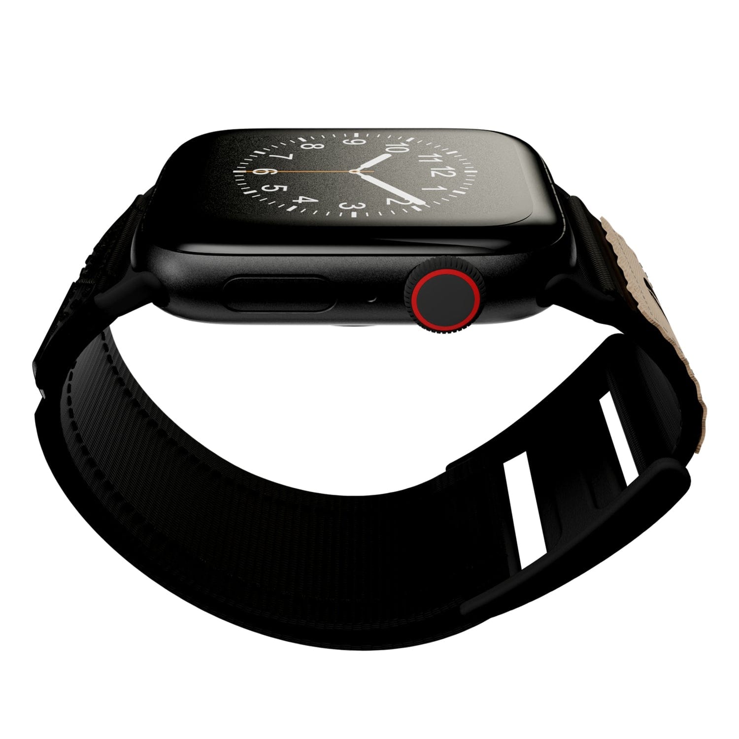 Mossy Oak by cellhelmet Premium Nylon Band for Apple Watch 44/45/46/49 mm, Regular, Black