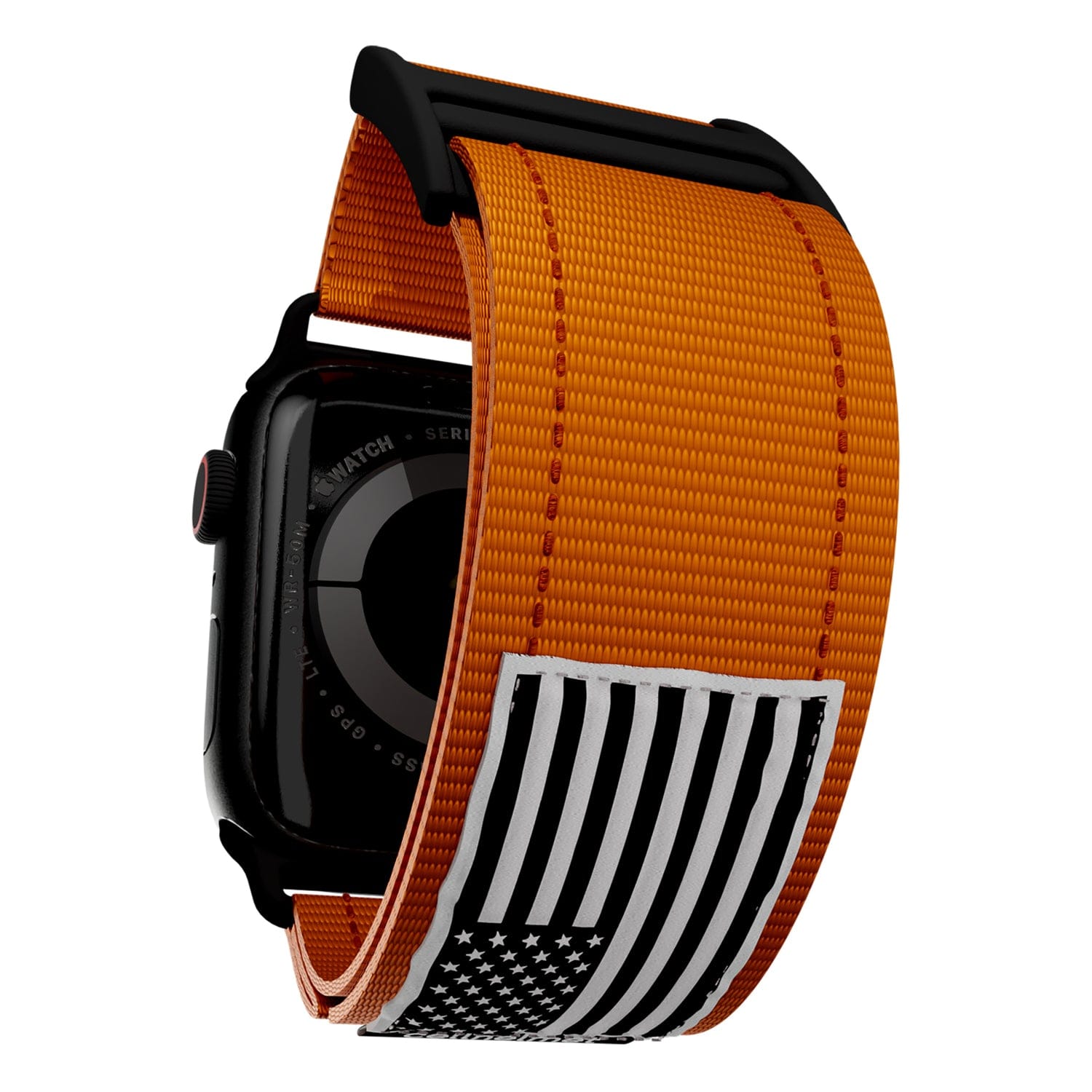 Mossy Oak by cellhelmet Premium Nylon Band for Apple Watch 38/40/41/42 mm, Orange