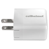 Cellhelmet 20-Watt Dual-Port USB-C and USB Wall Charger, for Smartphones and Tablets