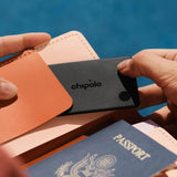 Chipolo CARD Rechargeable Tracking Device, Charcoal, 4 Pack