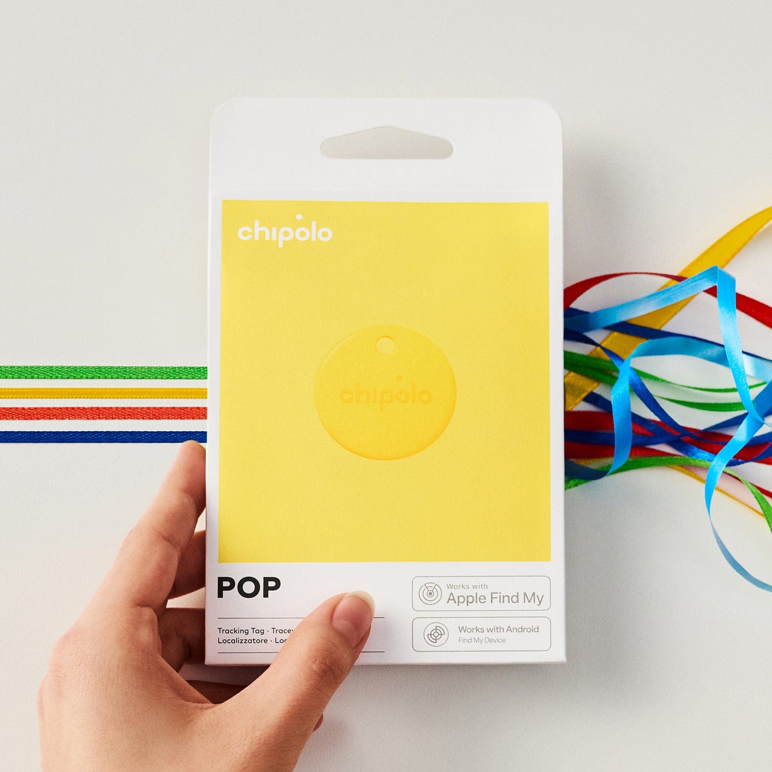 Chipolo POP Device Tracking Tag, 1 Pack, Yellow