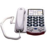 Clarity P300 Amplified Corded Photo Phone, White