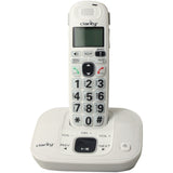 Clarity 1-Cordless Handset DECT 6.0 30-dB Amplified/Expandable Phone System for Landlines, Answering System, Big Buttons, and Backlit Display
