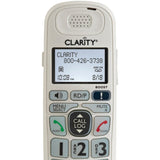 Clarity 1-Cordless Handset DECT 6.0 40-dB Amplified/Expandable Phone System for Landlines, Answering System, Big Buttons, and Backlit Display