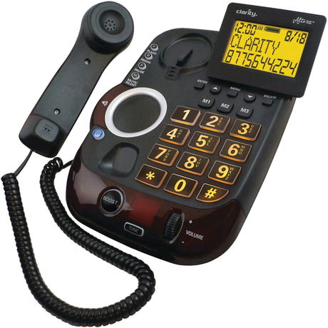 Clarity 1-Corded Handset AltoPlus 53-dB Amplified Phone System for Landline, Large Display, Big Buttons, Extra-Loud Ringer, and Big Visual Ringer