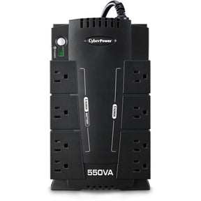 CyberPower 550VA/330W 8 Outlets Compact Standby UPS - New Battery Certified Refurbished