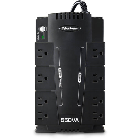CyberPower 550VA/330W 8 Outlets Compact Standby UPS - New Battery Certified Refurbished