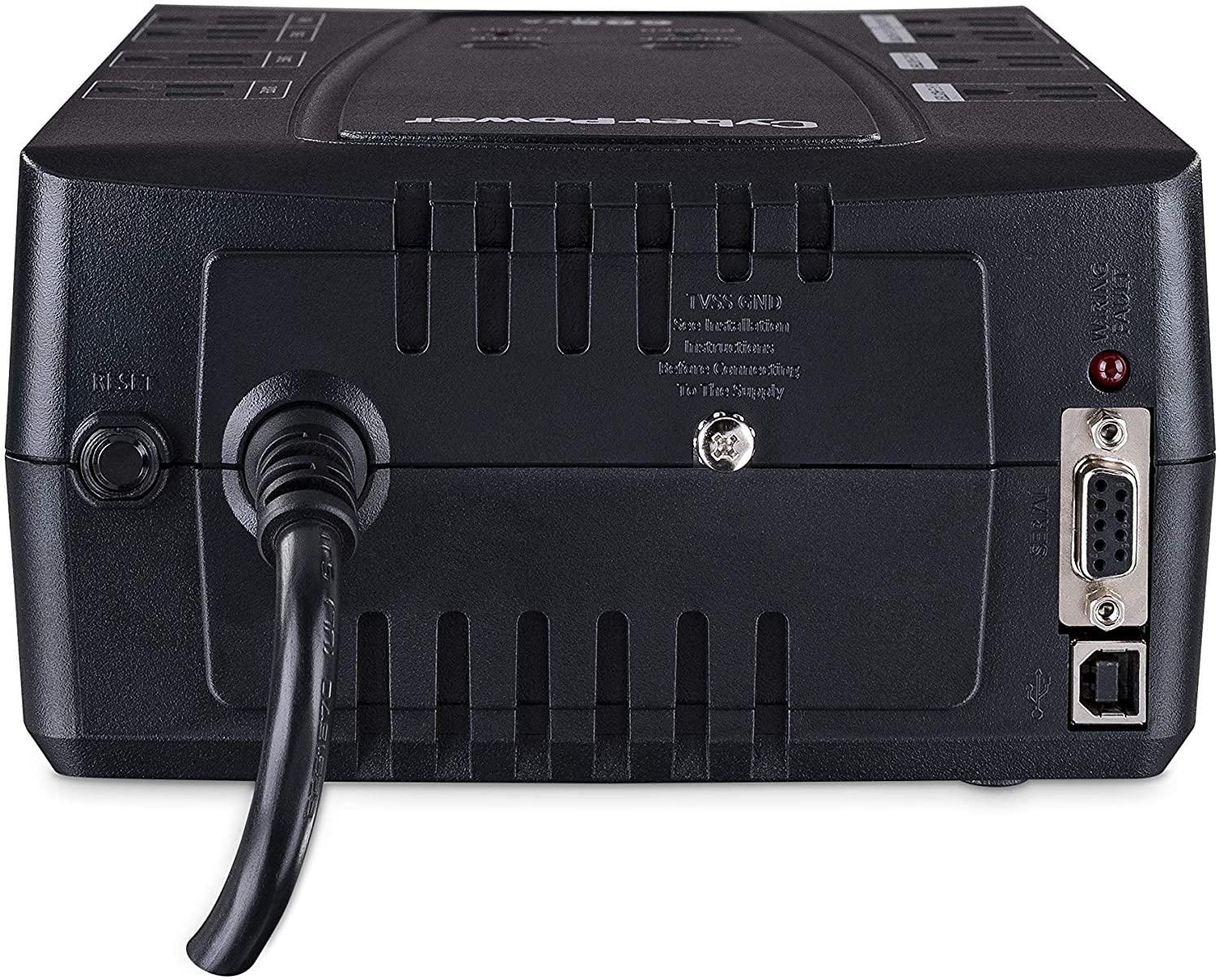 CyberPower CP800AVR CP 800VA/450W 8 Outlets Compact AVR UPS - New Battery Certified Refurbished