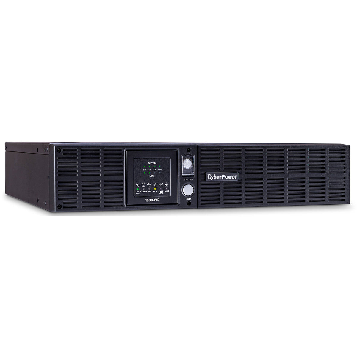 CyberPower 1500VA/900W, 8 Outlets, AVR, 2U Rack/Tower Smart App LCD UPS System - Certified Refurbished