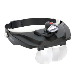 Carson MagniVisor Deluxe LED Head Visor Magnifier