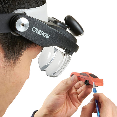 Carson MagniVisor Deluxe LED Head Visor Magnifier