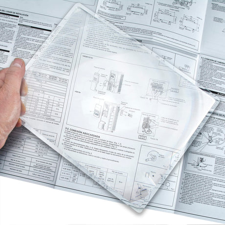 Carson 2x Magnification Rigid-Frame 8.5-In. x 11-In. Magnifier