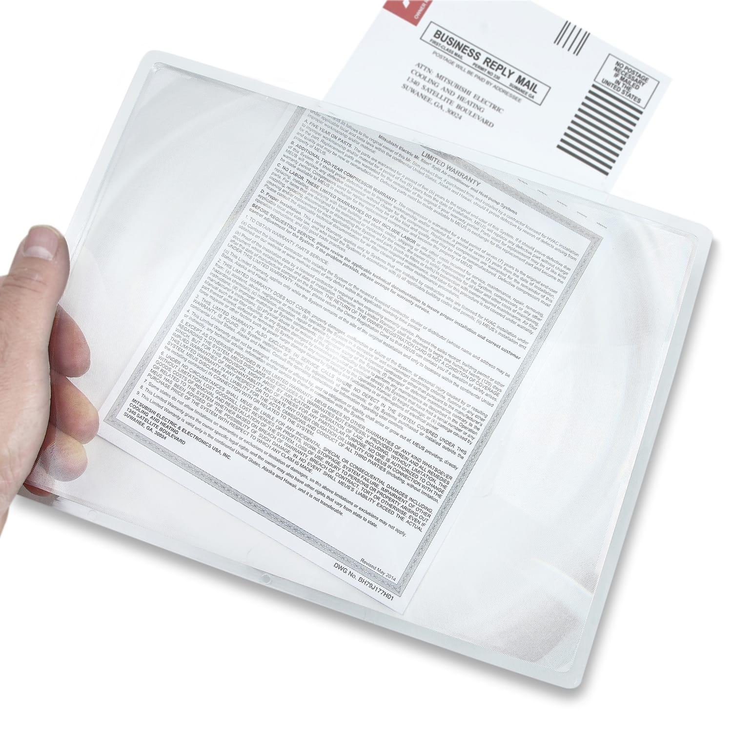Carson 2x Magnification Rigid-Frame 8.5-In. x 11-In. Magnifier