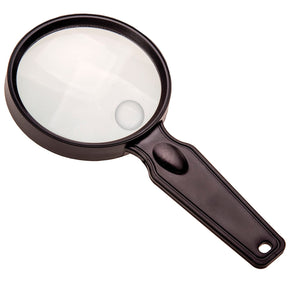 Carson MagniView 2x Handheld Magnifier with 4.5x Spot and 3.5-Inch Acrylic Lens