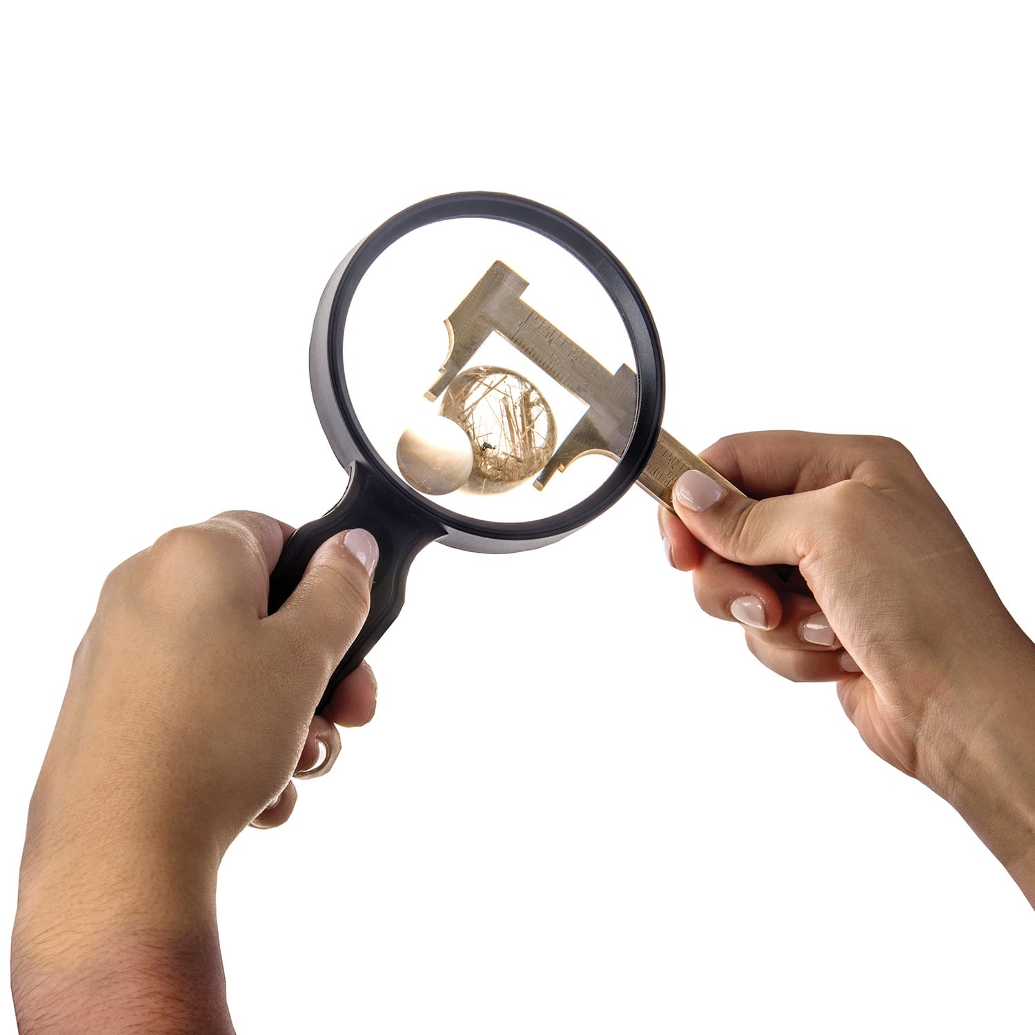 Carson MagniView 2x Handheld Magnifier with 4.5x Spot and 3.5-Inch Acrylic Lens