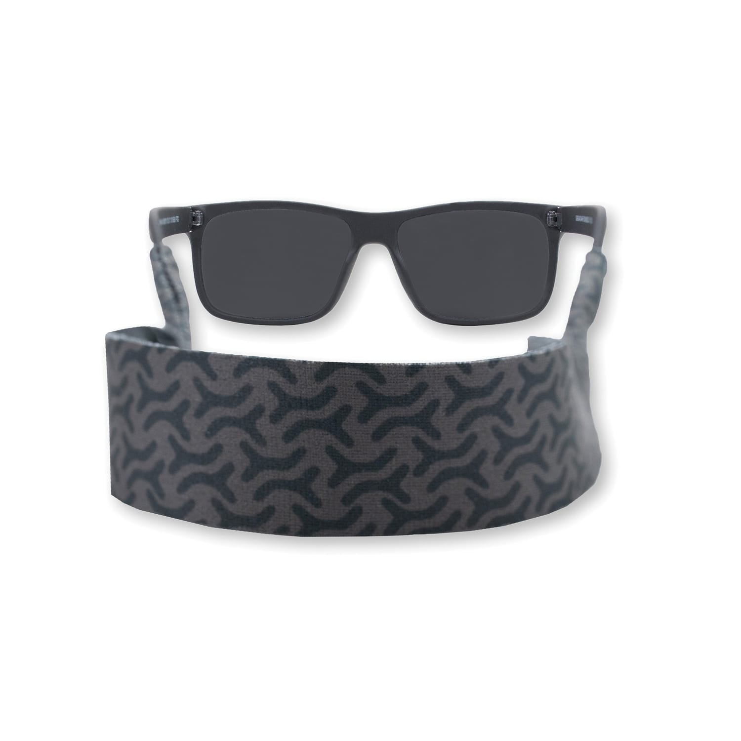 Carson Neoprene Eyewear Retainer Strap for Sunglasses and Glasses, Onyx Gray