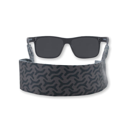 Carson Neoprene Eyewear Retainer Strap for Sunglasses and Glasses, Onyx Gray