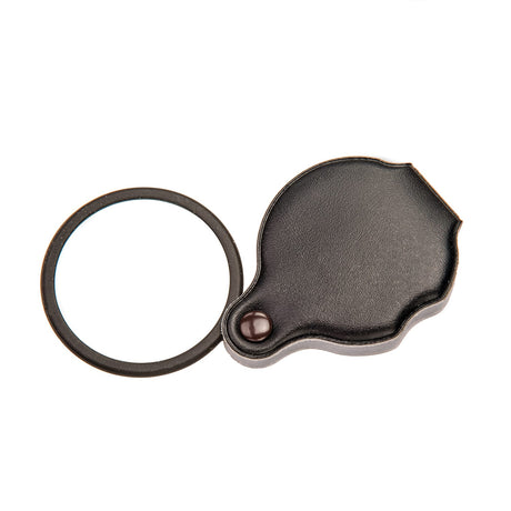 Carson Slide-open 4x Glass Magnifier with Attached Case