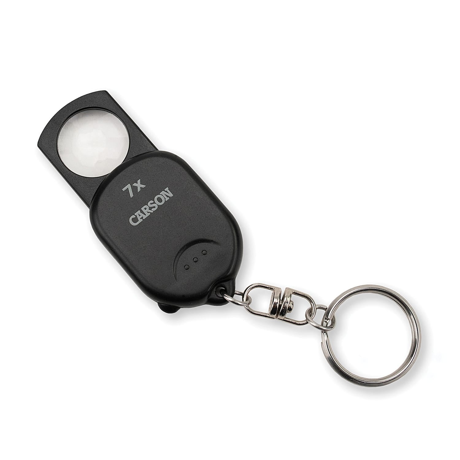 Carson Pop-up Retractable 7x Aspheric Keychain Magnifier