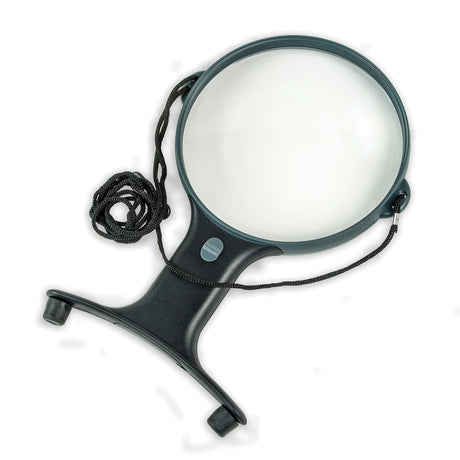 Carson MagniShine LED Lighted 5-Inch 2x Power Hands-Free Magnifier