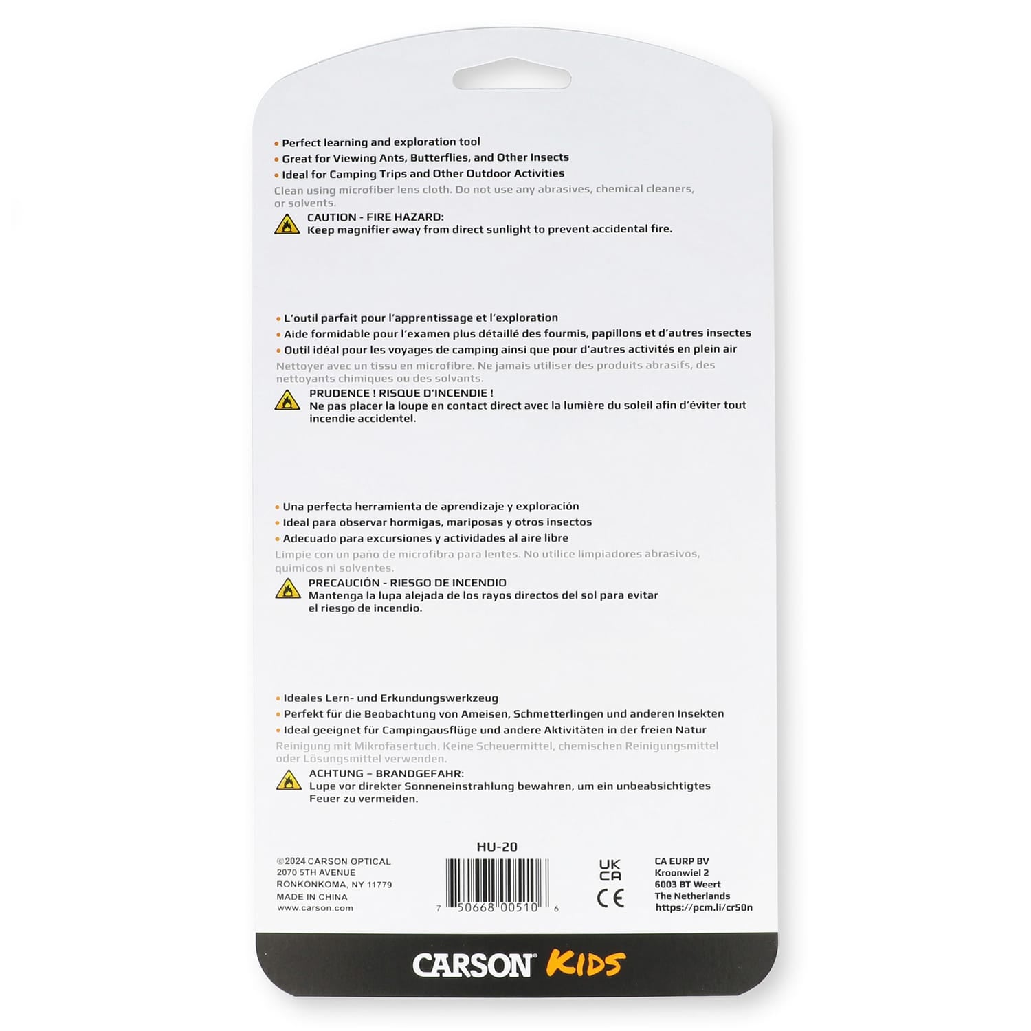 Carson 5-In. BigEye 2x Round Hand Magnifier