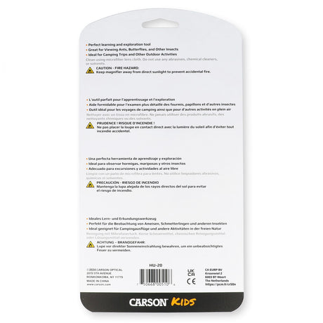 Carson 5-In. BigEye 2x Round Hand Magnifier