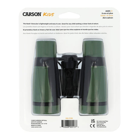 Carson Hawk 30mm Kids' Deluxe Ultra Binoculars