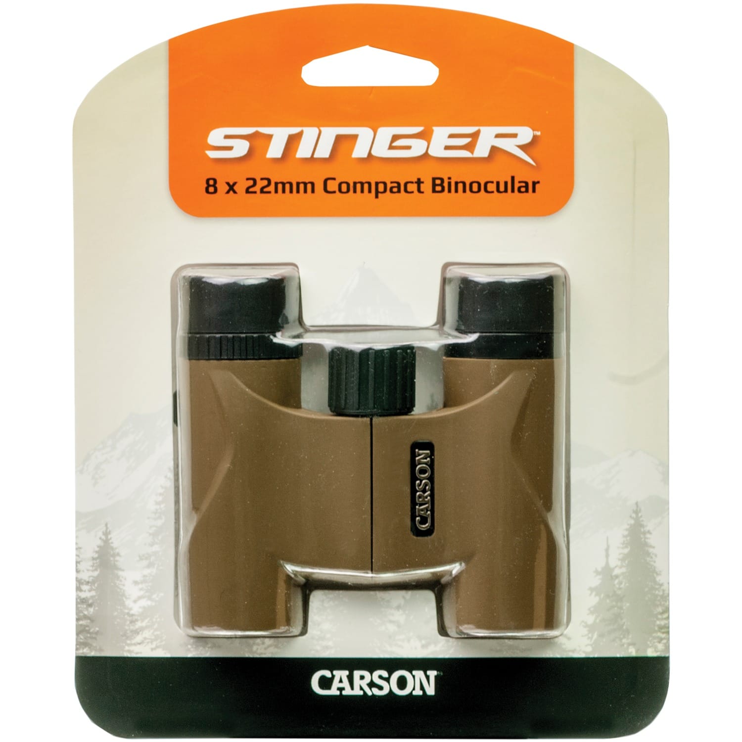 Carson Stinger 8x 22 mm Compact Portable Binoculars