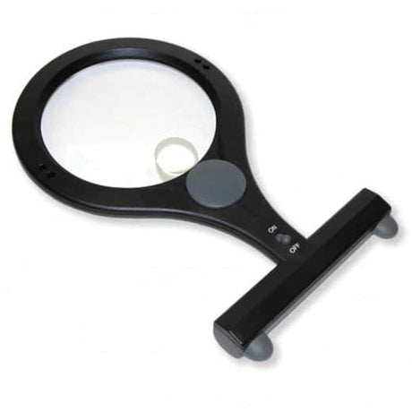 Carson LumiCraft LED Lighted Hands-Free 2x Magnifier with 4x Spot Lens and Neck Cord