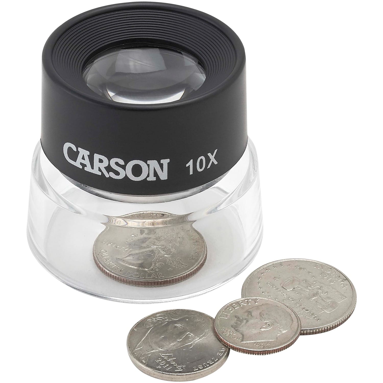 Carson LumiLoupe Pre-Focused Stand Magnifier Loupe