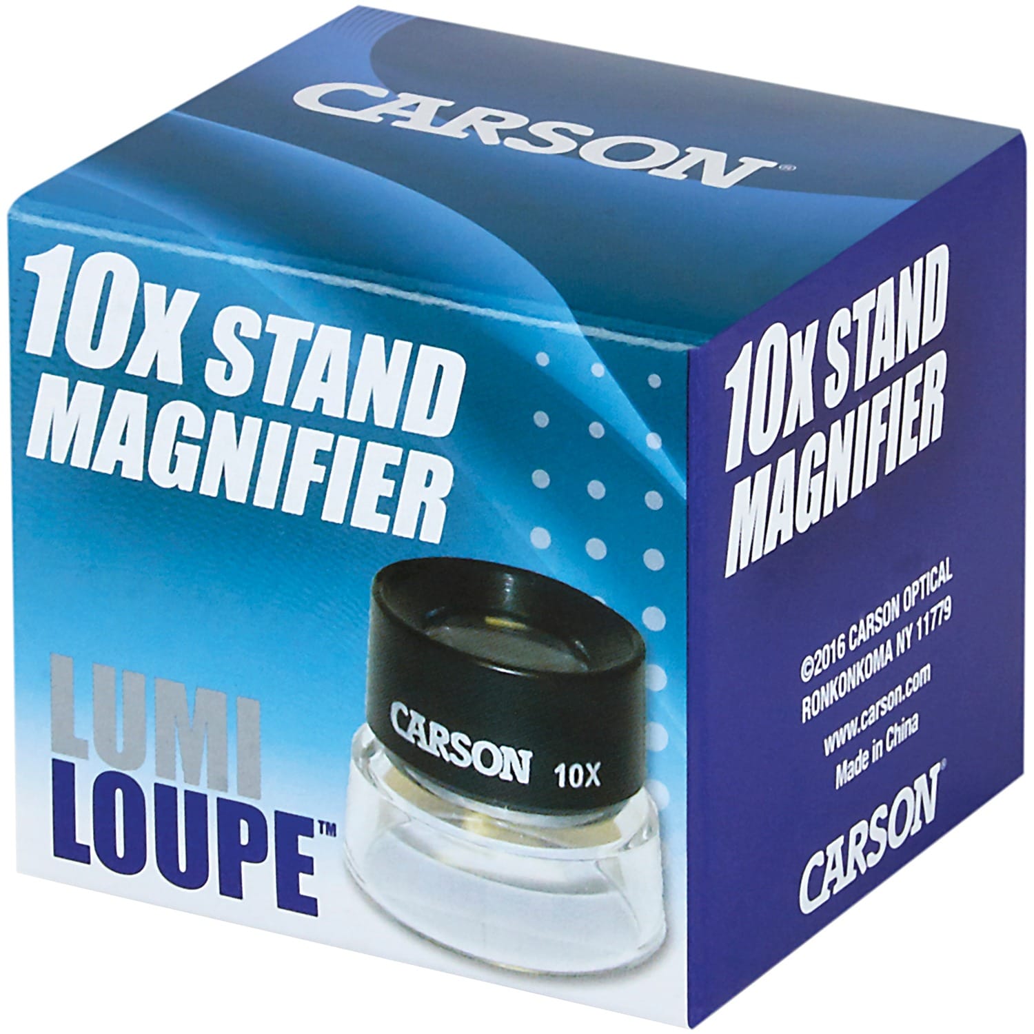 Carson LumiLoupe Pre-Focused Stand Magnifier Loupe