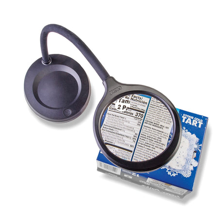 Carson DeskBrite 300 2x Aspheric COB LED Desk Top Magnifier with 5x Spot Lens