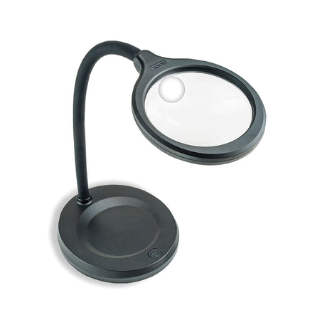 Carson DeskBrite 300 2x Aspheric COB LED Desk Top Magnifier with 5x Spot Lens