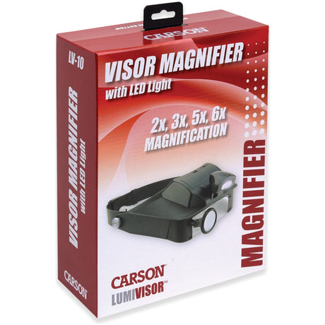 Carson LumiVisor Lighted Head Magnifier