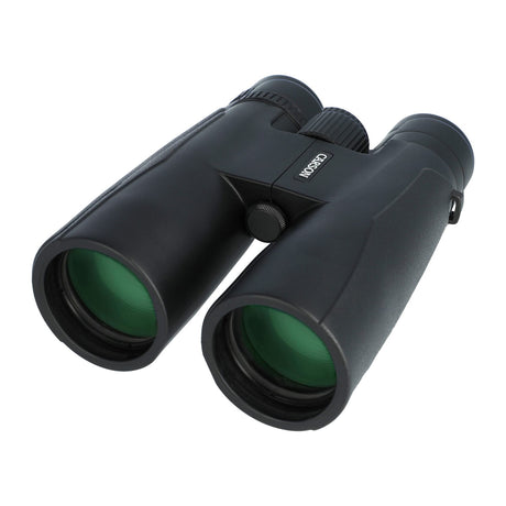 Carson Makalu 12x50 Full-Size Roof-Prism Binoculars with Strap, Pouch, Caps, and Cleaning Cloth for Birding, Hiking, and Outdoor Use