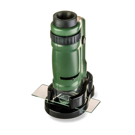 Carson MicroBrite 20x–40x Zoom Pocket Microscope with Built-in LED