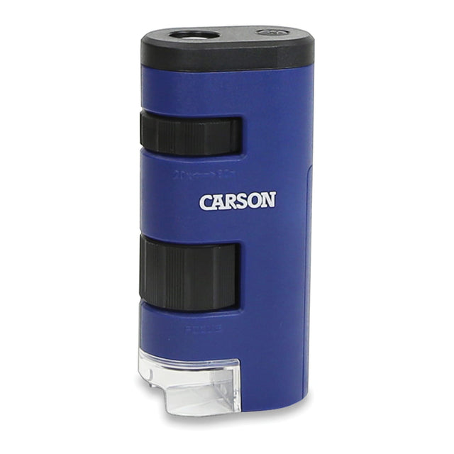 Carson PocketMicro 20x to 60x LED Lighted Zoom Field Microscope with Aspheric Lens System