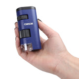 Carson PocketMicro 20x to 60x LED Lighted Zoom Field Microscope with Aspheric Lens System