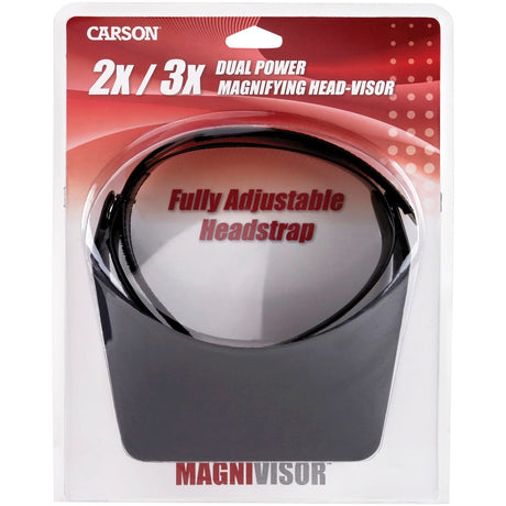 Carson MagniVisor 2x–3x Dual-Power Head-Mounted Magnifier
