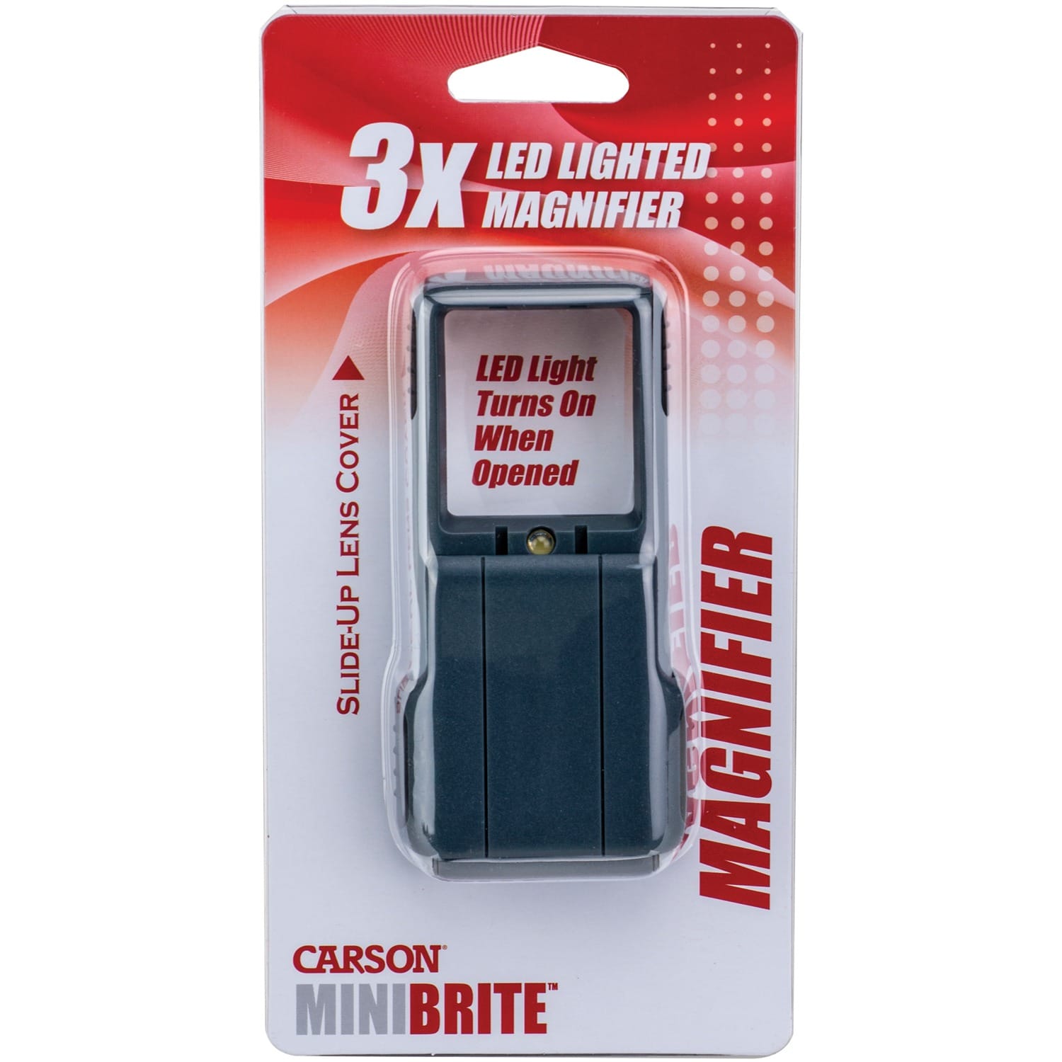 Carson MiniBrite 3x Slide-Out LED Magnifier
