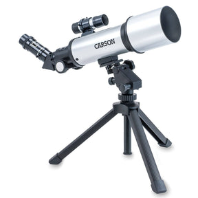Carson  SkyChaser 70 mm Refractor Beginner Telescope with Tabletop Tripod