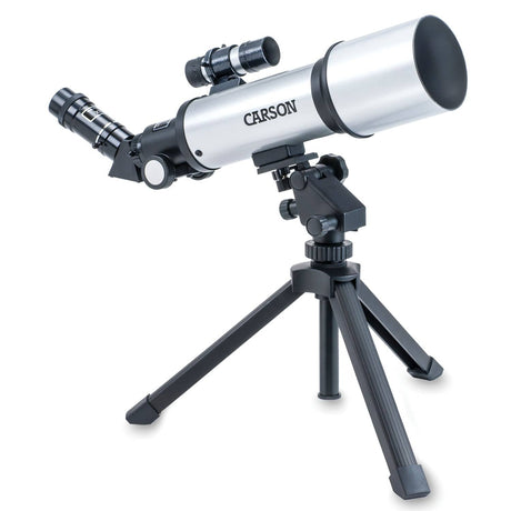 Carson  SkyChaser 70 mm Refractor Beginner Telescope with Tabletop Tripod