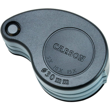 Carson TriView 5x–15x Folding Magnifier