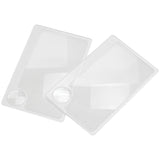 Carson Credit Card-Size Magnifier with 6x Spot Lens, 2 pk