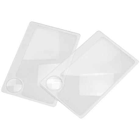 Carson Credit Card-Size Magnifier with 6x Spot Lens, 2 pk